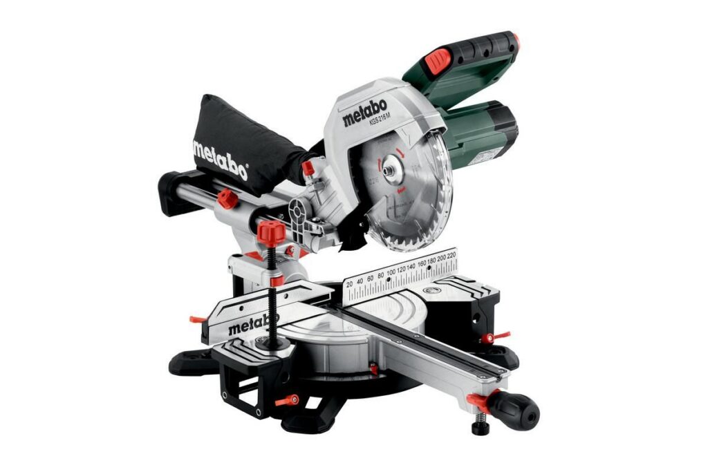 Piła ukośnica z posuwem Metabo KGS 216 M (1500W / Cięcie 305×65 mm)